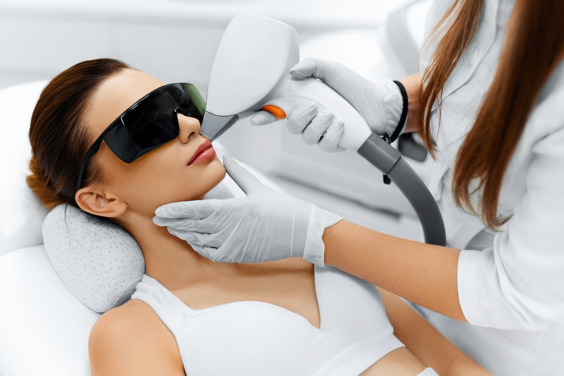 Face Care. Facial Laser Hair Removal. Epilation. Smooth Skin.